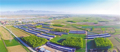 <p>　　賀蘭山西路街道良渠稍村。</p>
