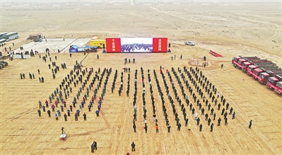 <p>　　項(xiàng)目建設(shè)如火如荼。</p>