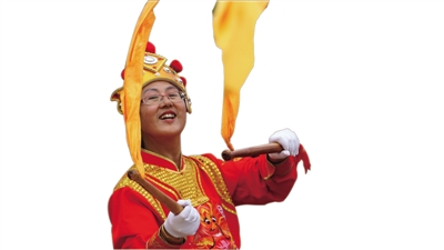 <p>　　海原農民歡慶豐收節。</p>