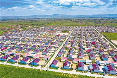 <p>　　三河鎮富陵移民安置點。</p>