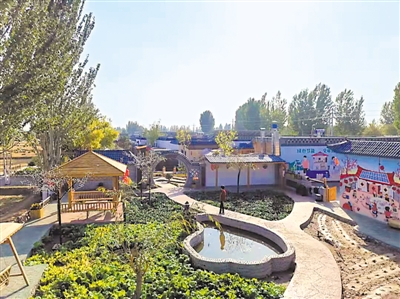 <p>　　改造一新的大壩鎮韋橋村。（資料圖片）</p>
