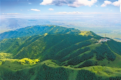 <p>　　羅山俯瞰圖。</p>