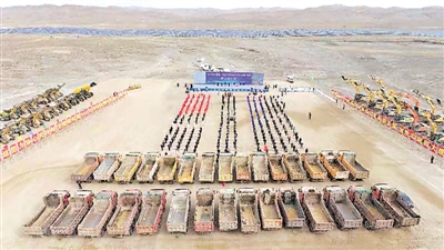 <p>　　2022年中衛市一季度重大項目開工現場。</p>