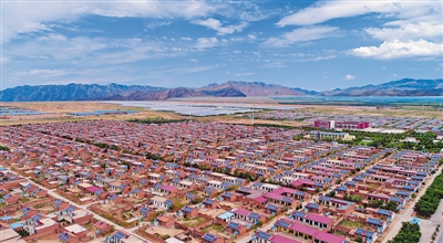 <p>　　永寧縣閩寧鎮原隆村鄉村美景。</p>