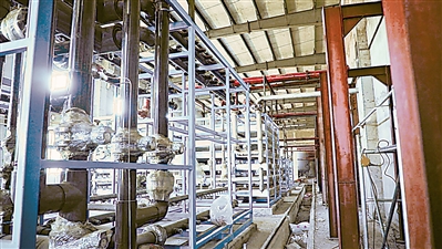 <p>　　園區(qū)再生水回用項目工地。</p>
